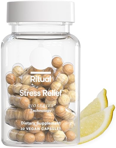 RITUAL STRESS RELIEF SUPPLEMENT WITH SHODEN ASHWAGANDHA, SUNTHEANINE L-THEANINE SAFFRON - 30 DAYS