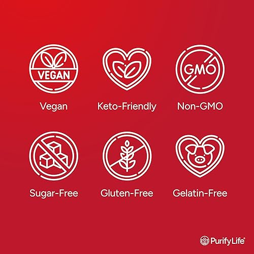 PURIFY LIFE SUGAR-FREE APPLE CIDER VINEGAR GUMMIES WITH MOTHER 90 CHEWS FOR DIGESTION, ENERGY IMMUNITY