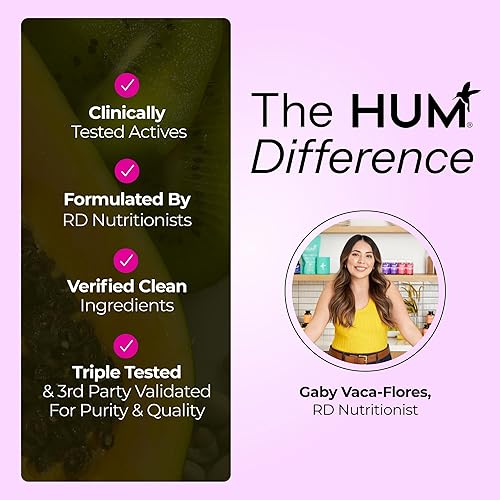 HUM ASHWAGANDHA CALM WITH L-THEANINE - DAILY RELAXATION MOOD SUPPORT, MIXED BERRY, 60 CT
