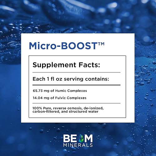 BEAM MINERALS MICRO-BOOST 32 FL OZ COMPLETE MINERAL SUPPLEMENT ALL ESSENTIAL MINERALS, NO PILLS