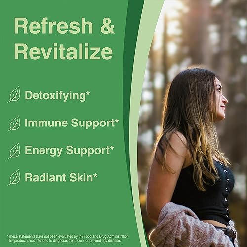 LOVITA CHLOROPHYLL LIQUID 120MG ML - NATURAL MULBERRY LEAF, ENERGY, IMMUNITY SKIN HEALTH, 2OZ