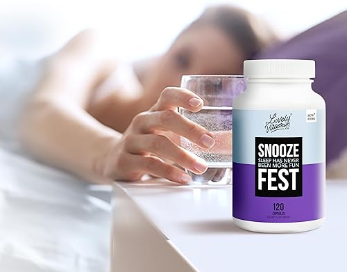 LIVELY VITAMIN CO SNOOZE FEST SLEEP SUPPORT SUPPLEMENT GABA, MELATONIN, CHAMOMILE 120CT