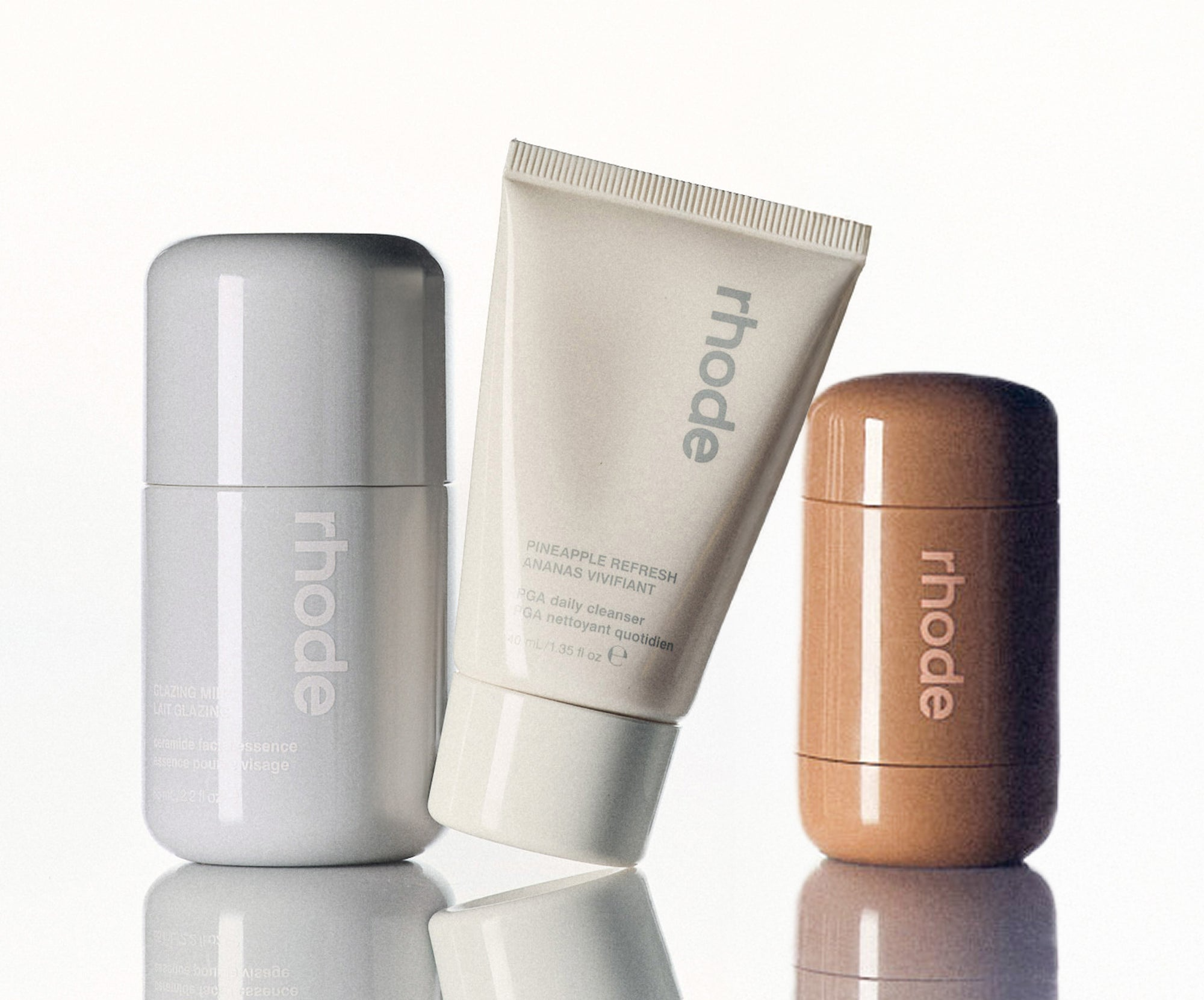 RHODE THE GLAM ON + OFF SET THREE GLAM ESSENTIALS