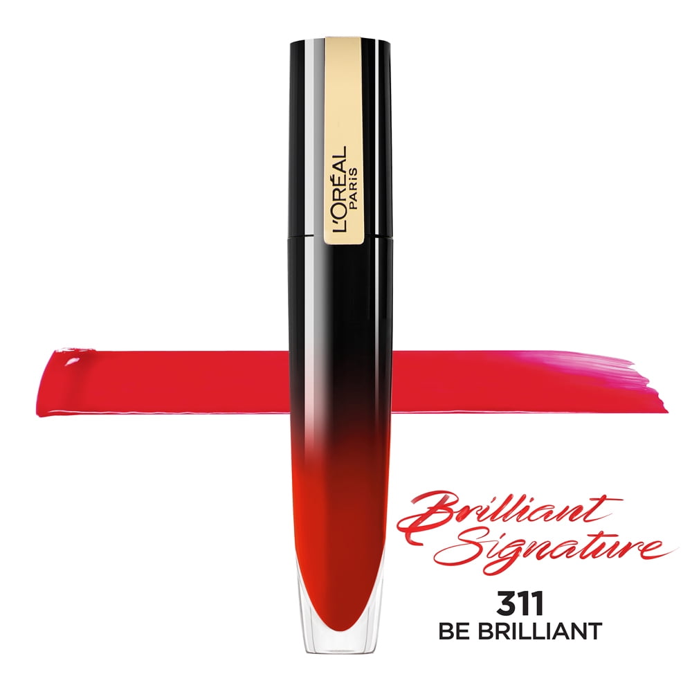 LOREAL PARIS BRILLIANT SIGNATURE SHINY LIP STAIN LONG-LASTING VIBRANT LIP COLOR