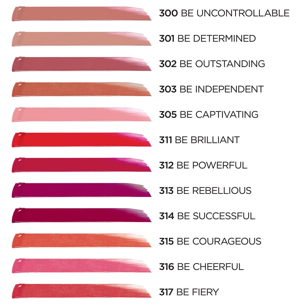 LOREAL PARIS BRILLIANT SIGNATURE SHINY LIP STAIN LONG-LASTING VIBRANT LIP COLOR