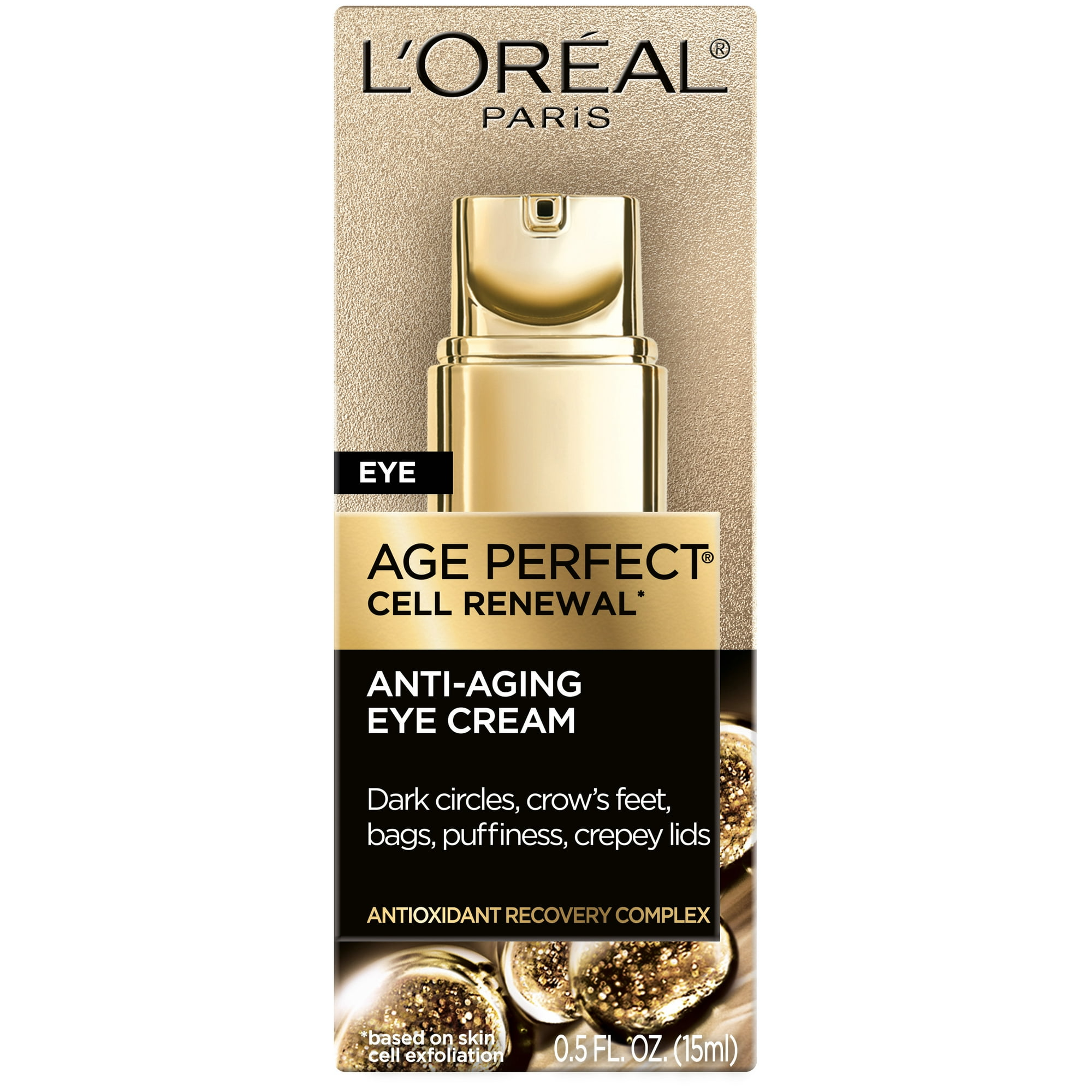 LOREAL PARIS AGE PERFECT CELL RENEWAL ANTI-AGING EYE CREAM TREATMENT 0.5 FL OZ
