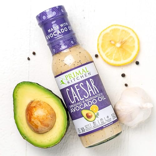 PRIMAL KITCHEN VARIETY PACK RANCH, CAESAR GREEN GODDESS DRESSINGS WITH AVOCADO OIL, 8 OZ
