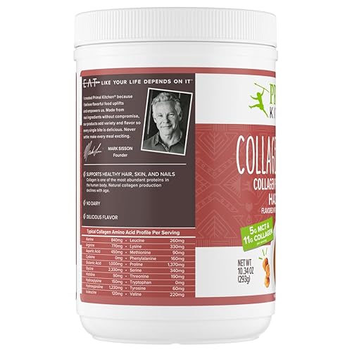 PRIMAL KITCHEN HAZELNUT COLLAGEN CREAMER POWDER WITH MCT OIL 10.34 OZ PEPTIDE MIX