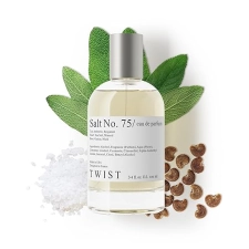 Twist Salt No. 75 Unisex Eau De Parfum Vegan, Paraben-Free, Long-Lasting 100ml Spray