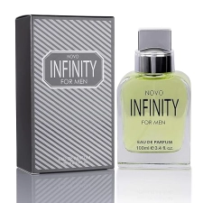 Novo Infinity Mens Eau De Parfum 3.4 oz Citrusy Floral with Woody Notes, Long-Lasting Scent