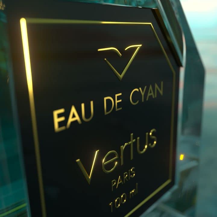 VERTUS EAU DE CYAN PARIS UNISEX EAU DE PARFUM EDP 100ML 3.4OZ LONG-LASTING FRAGRANCE