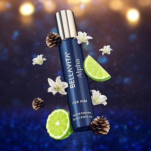 STELLA BELLAVITA LUXURY MEN S FRAGRANCE GIFT SET 3X15ML PHEROMONE INSPIRED, WOODY VANILLA SCENTS
