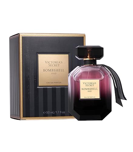 VICTORIAS SECRET BOMBSHELL OUD EAU DE PARFUM 1.7 OZ SPICY PINK SAFFRON PEONY SCENT FOR WOMEN
