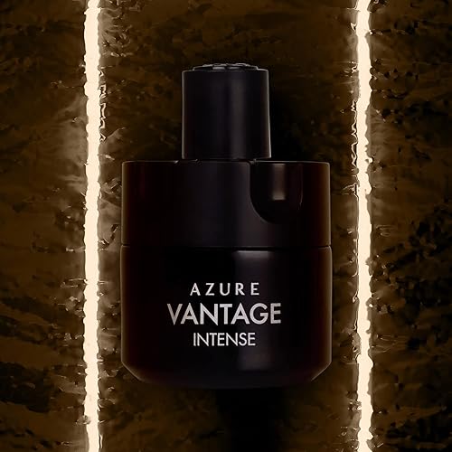 NOVOGLOW AZURE VANTAGE INTENSE EAU DE PARFUM 100ML LONG-LASTING MASCULINE SCENT WITH POUCH