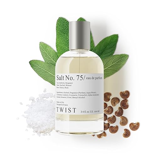 TWIST SALT NO.75 UNISEX EAU DE PARFUM 100ML VEGAN, PARABEN-FREE, LONG-LASTING SPRAY