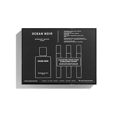 MICHAEL MALUL OCEAN NOIR EAU DE PARFUM GIFT SET - 100ML 10ML SPRAY PERFUME BUNDLE