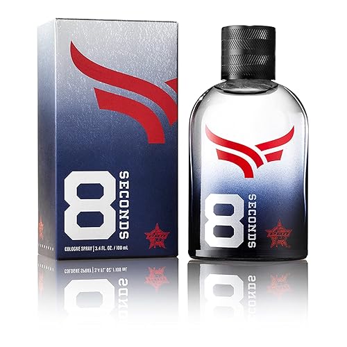 TRU WESTERN PBR 8 SECONDS MENS COLOGNE 3.4 OZ BOLD, FRESH MAGNETIC FRAGRANCE FOR MEN