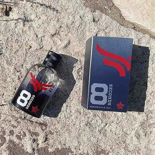 TRU WESTERN PBR 8 SECONDS MENS COLOGNE 3.4 OZ BOLD, FRESH MAGNETIC FRAGRANCE FOR MEN