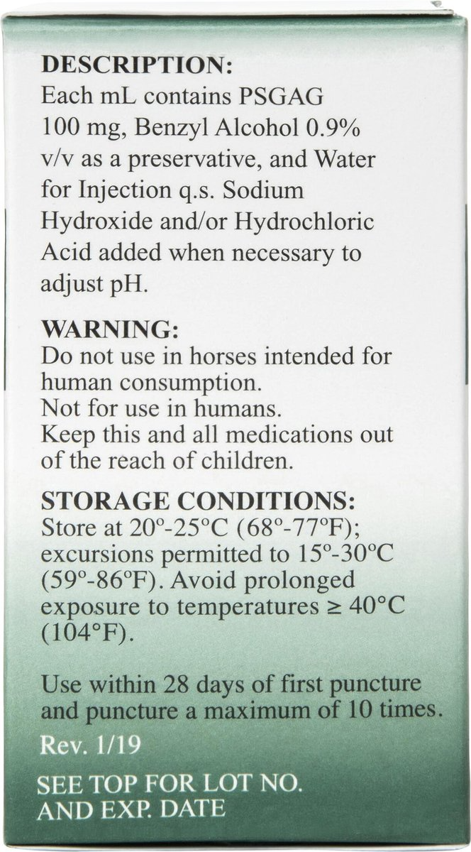 ADEQUAN EQUINE (POLYSULFATED GLYCOSAMINOGLYCAN) INJECTABLE FOR HORSES, 100MG/ML, 50-ML VIAL