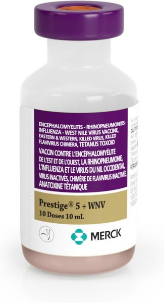 PRESTIGE 5 + WNV VACCINE FOR HORSES, 10-ML VIAL