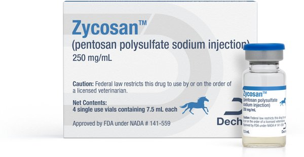 ZYCOSAN INJECTION FOR HORSES, 250-MG/ML, 7.5 ML, 4 VIALS