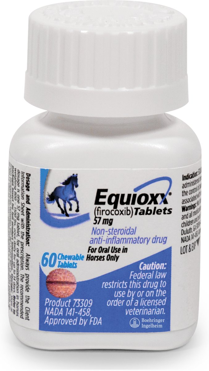 EQUIOXX (FIROCOXIB) TABLETS FOR HORSES, 57 MG, 180 TABLETS
