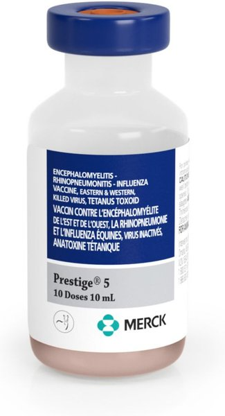 PRESTIGE 5 VACCINE FOR HORSES, 10-ML VIAL