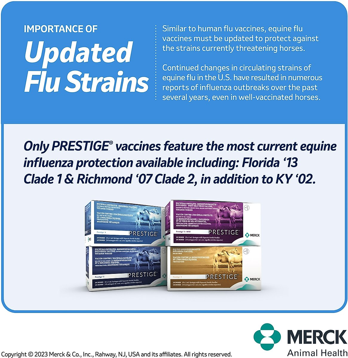 PRESTIGE 2 VACCINE FOR HORSES, 10-ML VIAL