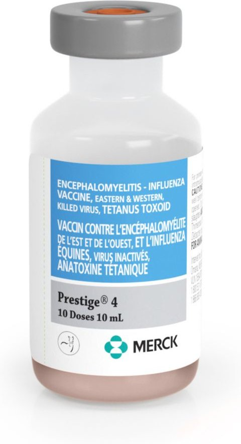 PRESTIGE 4 VACCINE FOR HORSES, 10-ML VIAL