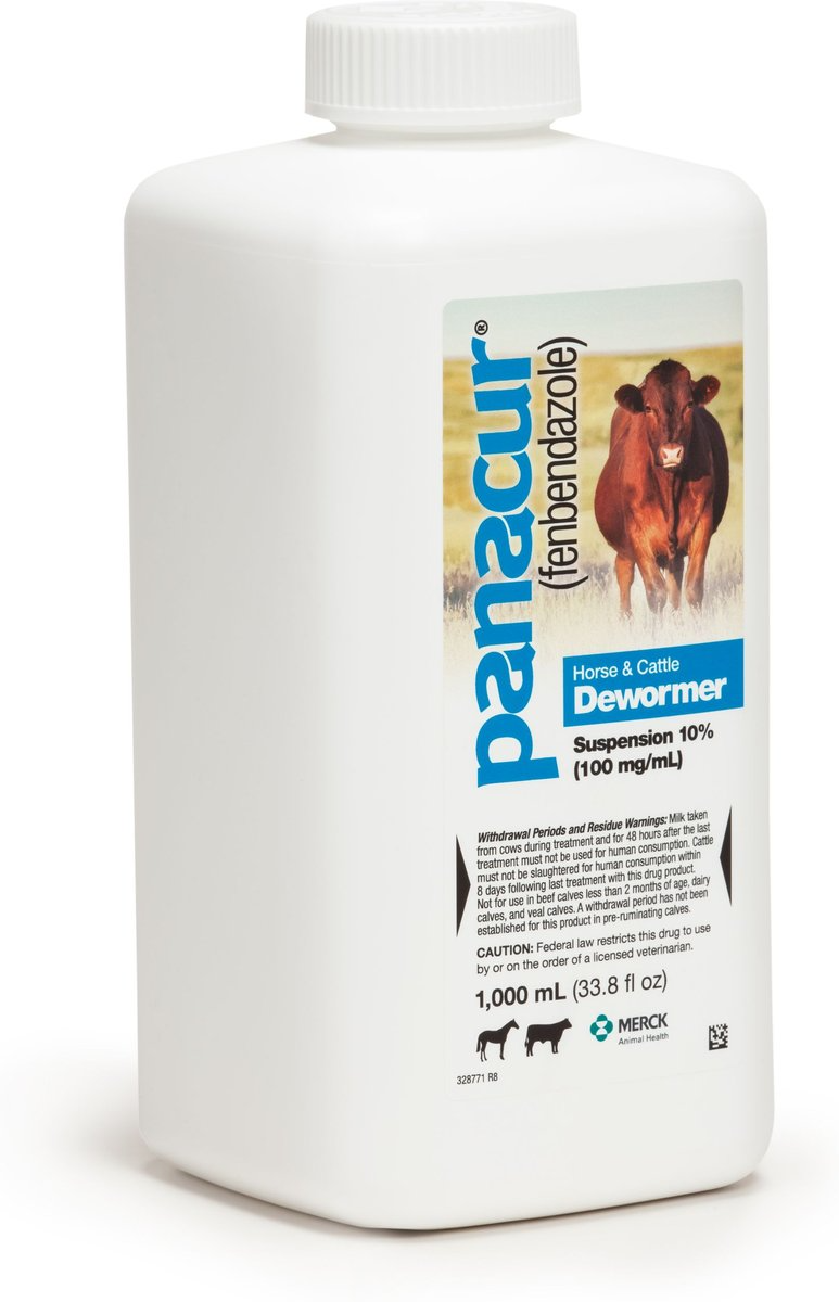 PANACUR SUSPENSION HORSE DEWORMER, 1 LITER BOTTLE