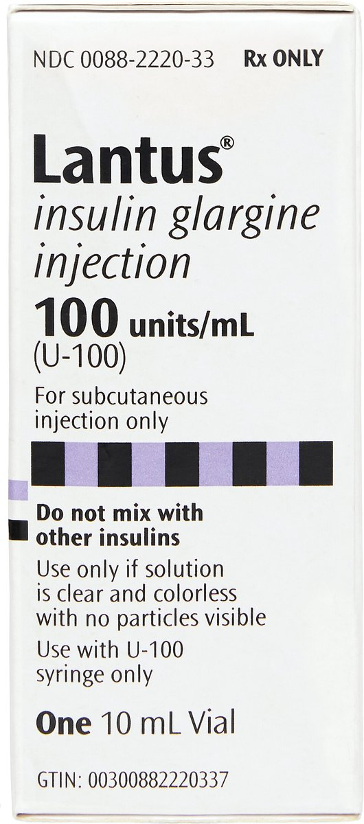 LANTUS (INSULIN GLARGINE INJECTION) U-100 INJECTABLE, 10-ML VIAL