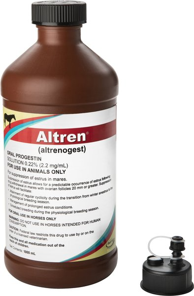 ALTREN (ALTRENOGEST) SOLUTION FOR HORSES, 1000-ML