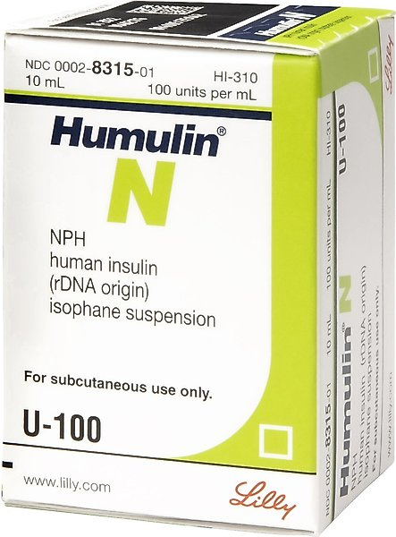 HUMULIN N (NPH HUMAN INSULIN (RDNA ORIGIN) ISOPHANE SUSPENSION) U-100 INJECTABLE, 10-ML VIAL