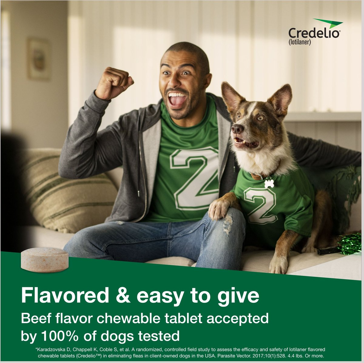CREDELIO CHEWABLE TABLET, 50.1-100 LBS, (BLUE BOX), 12 CHEWABLE TABLETS (12-MOS. SUPPLY) + INTERCEPTOR PLUS CHEW FOR DOGS, 50.1-100 LBS, (BLUE BOX), 12 CHEWS (12-MOS. SUPPLY)