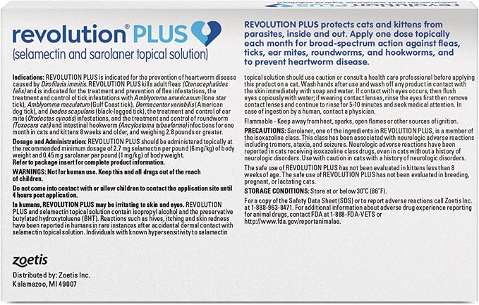 REVOLUTION TOPICAL SOLUTION FOR CATS, 15.1-22 LBS, (TAUPE BOX), 12 DOSES (12-MOS. SUPPLY)