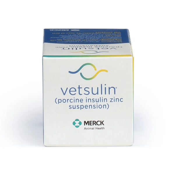VETSULIN (PORCINE INSULIN ZINC SUSPENSION) U-40 INJECTABLE FOR DOGS & CATS, 10-ML, BUNDLE OF 2