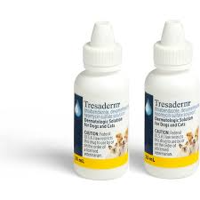 TRESADERM (THIABENDAZOLE, DEXAMETHASONE, NEOMYCIN SULFATE SOLUTION) TOPICAL SOLUTION FOR DOGS & CATS, 15-ML, 2 COUNT