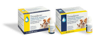 TRESADERM (THIABENDAZOLE, DEXAMETHASONE, NEOMYCIN SULFATE SOLUTION) TOPICAL SOLUTION FOR DOGS & CATS, 15-ML, 2 COUNT