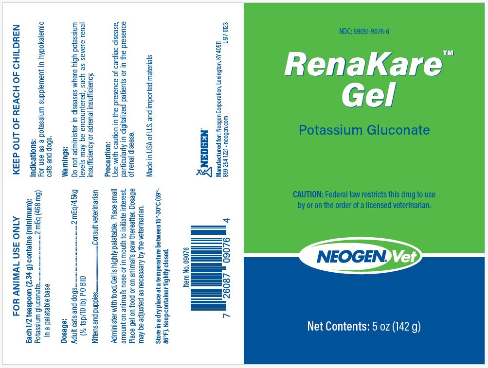 RENAKARE (POTASSIUM GLUCONATE) GEL FOR DOGS & CATS, 5-OZ