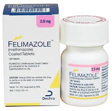 FELIMAZOLE (METHIMAZOLE) TABLETS FOR CATS, 2.5-MG, 100 TABLETS
