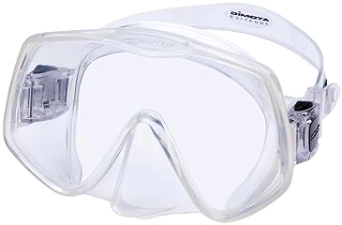 ATOMIC FRAMELESS 2 SCUBA MASK REGULAR FIT, CLEAR VIEW UNDERWATER SNORKELING GEAR