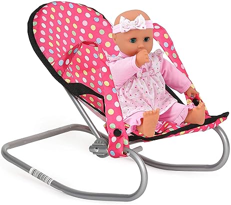 FASH N KOLOR 4-PIECE DOLL PLAY SET WITH PACK N PLAY, STROLLER, HIGH CHAIR INFANT SEAT FOR 18 DOLLS