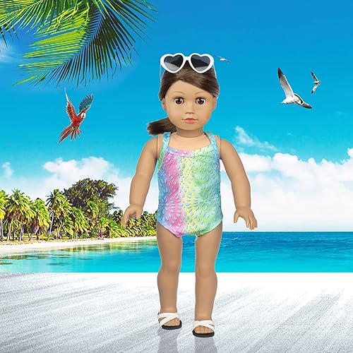 BDDOLL 23-PIECE 18-INCH DOLL CLOTHES ACCESSORIES FOR OUR GENERATION DOLLS 10 COMPLETE OUTFITS
