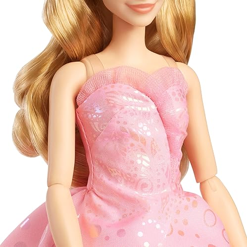 MATTEL UNIVERSAL WICKED DELUXE GLINDA DOLL WITH CROWN SCEPTER, MOVIE-INSPIRED POSEABLE