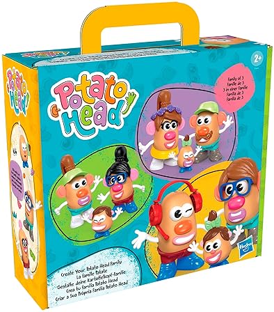HASBRO POTATO HEAD FAMILY SET 44-PIECE CREATIVE TODDLER PRESCHOOL TOY FOR AGES 2 AMAZON EXCLUSIVE