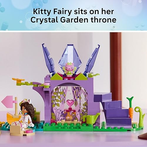 LEGO GABBY S DOLLHOUSE SWEET TREAT MOUNTAIN KITTY GARDEN PLAYSET WITH FIGURES, AGES 4