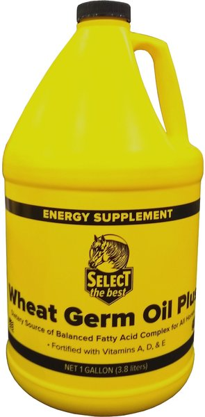 WHEAT GERM OIL PLUS LIQUID HORSE SKIN & COAT SUPPLEMENT, 1-GAL BOTTLE