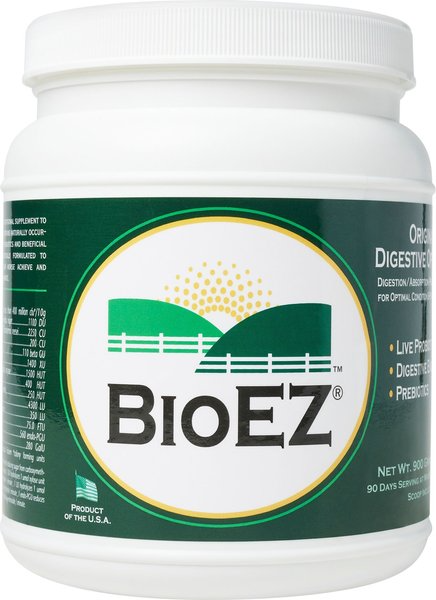BIOEZ DIGESTIVE OPTIMIZER APPLE FLAVOR POWDER HORSE SUPPLEMENT, 32-OZ TUB