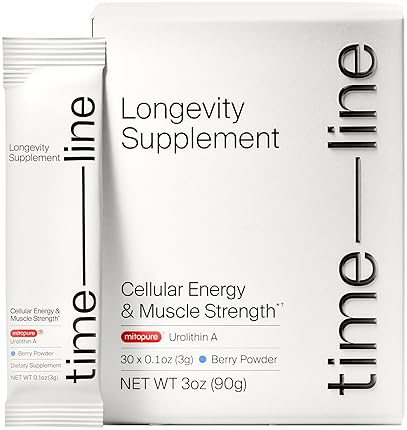 TIMELINE MITOPURE UROLITHIN A POWDER SUPPORTS HEALTHY AGING, MUSCLE, AND CELLULAR RENEWAL