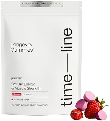 TIMELINE MITOPURE UROLITHIN A GUMMIES SUPPORT HEALTHY AGING, MUSCLE STRENGTH CELLULAR RENEWAL